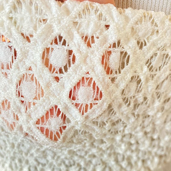 Free People strapless white dress boho dress beach wedding music festival dress - Picture 12 of 16